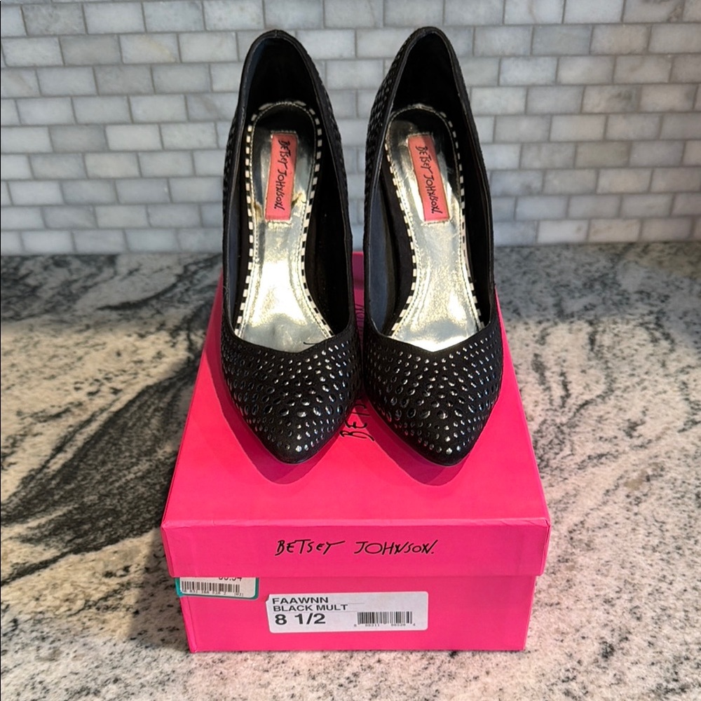 Betsey Johnson Black Women's Heels